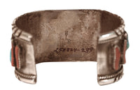 Large Navajo Sterling Silver Watch Cuff Bracelet