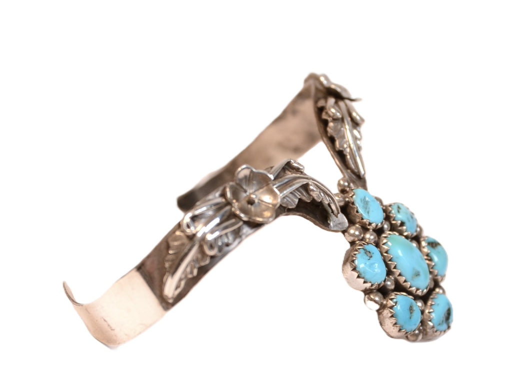 Navajo Sterling Silver and Turquoise Bracelet
