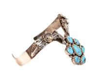 Navajo Sterling Silver and Turquoise Bracelet