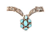 Navajo Sterling Silver and Turquoise Bracelet