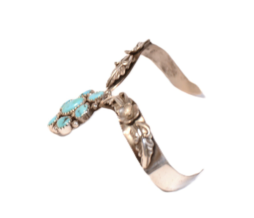 Navajo Sterling Silver and Turquoise Bracelet