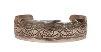 Navajo Sterling Silver Convex Cuff Bracelet