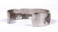 Navajo Sterling Silver Convex Cuff Bracelet