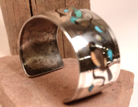 Zuni Pueblo Sterling Silver Cuff Bracelet