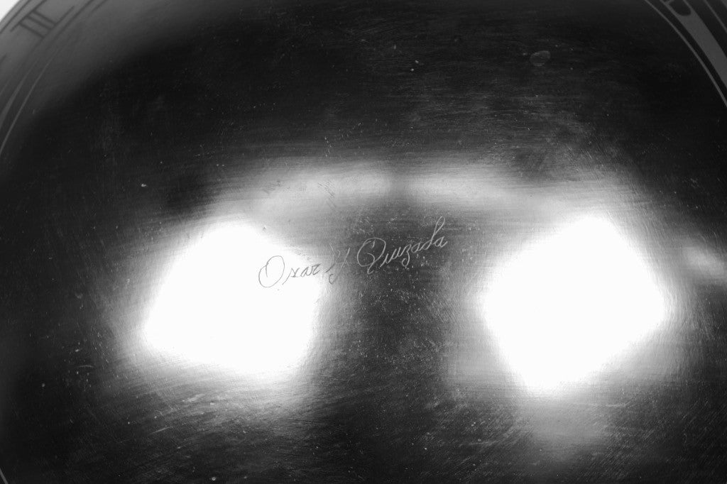 Mata Ortiz Blackware Pottery Dish By Oscar G. Quezada