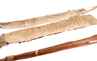 Plains Indian Bow, Quiver and Arrows Set