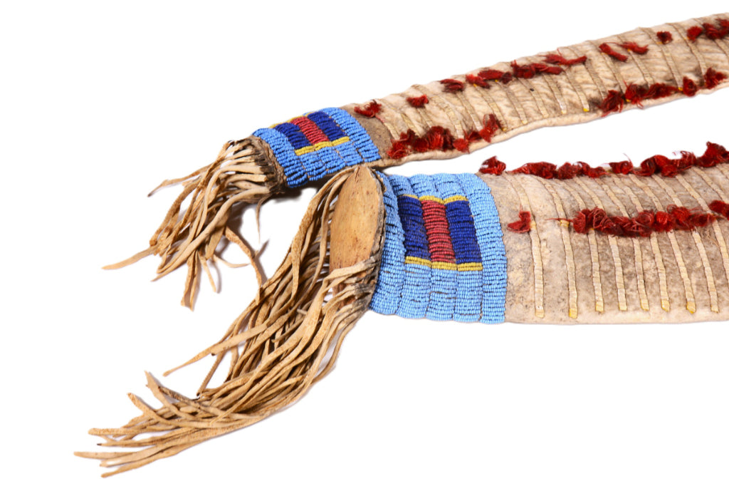 Plains Indian Bow, Quiver and Arrows Set