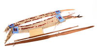 Plains Indian Bow, Quiver and Arrows Set