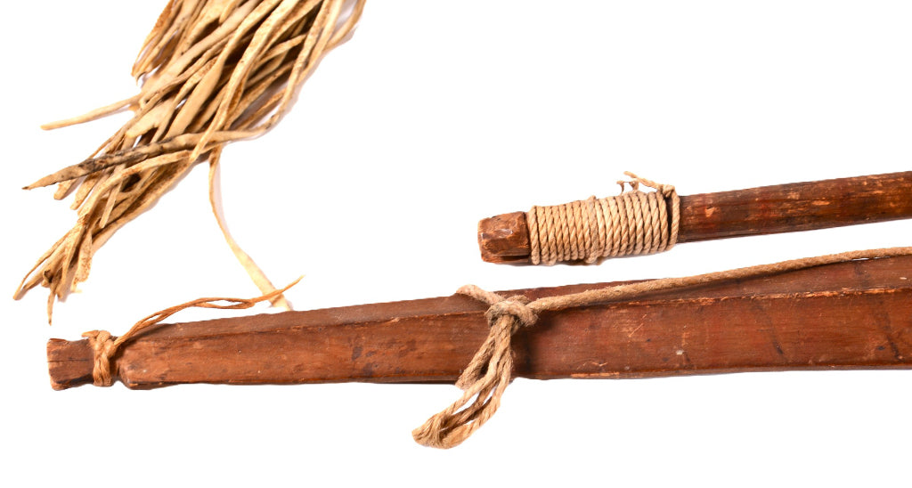 Plains Indian Bow, Quiver and Arrows Set