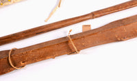 Plains Indian Bow, Quiver and Arrows Set