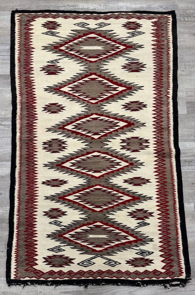 Antique Navajo Rug; Red Mesa