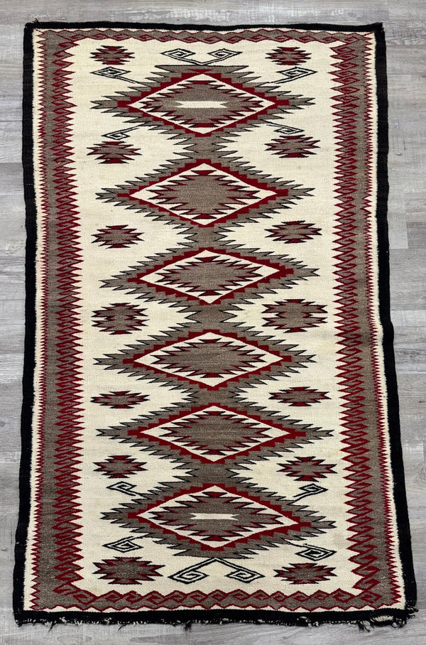 Antique Navajo Rug; Red Mesa