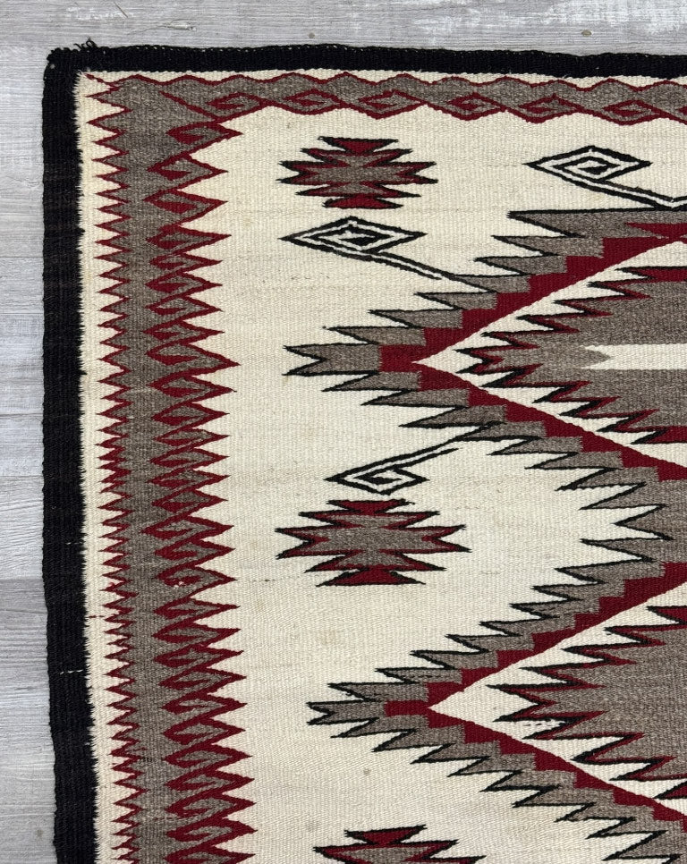 Antique Navajo Rug; Red Mesa