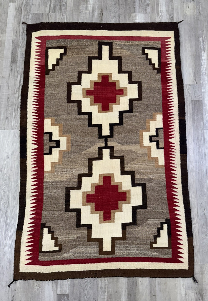 Navajo Ganado Rug with Cloud motif