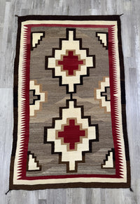 Navajo Ganado Rug with Cloud motif