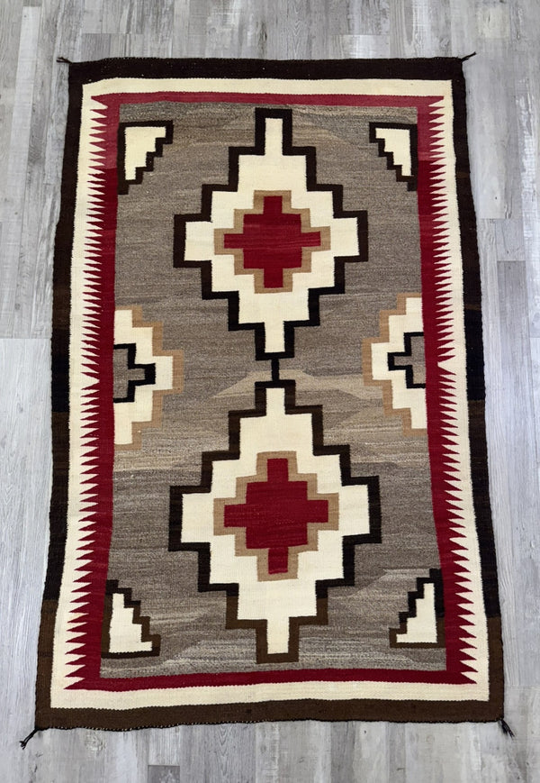 Navajo Ganado Rug with Cloud motif