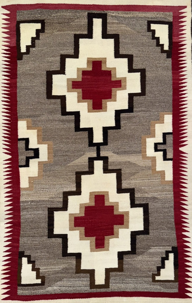 Navajo Ganado Rug with Cloud motif