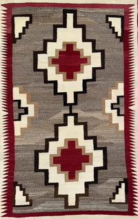 Navajo Ganado Rug with Cloud motif
