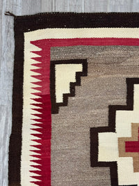 Navajo Ganado Rug with Cloud motif