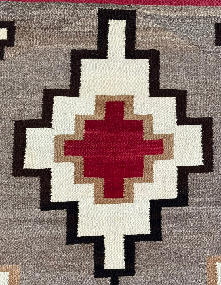 Navajo Ganado Rug with Cloud motif
