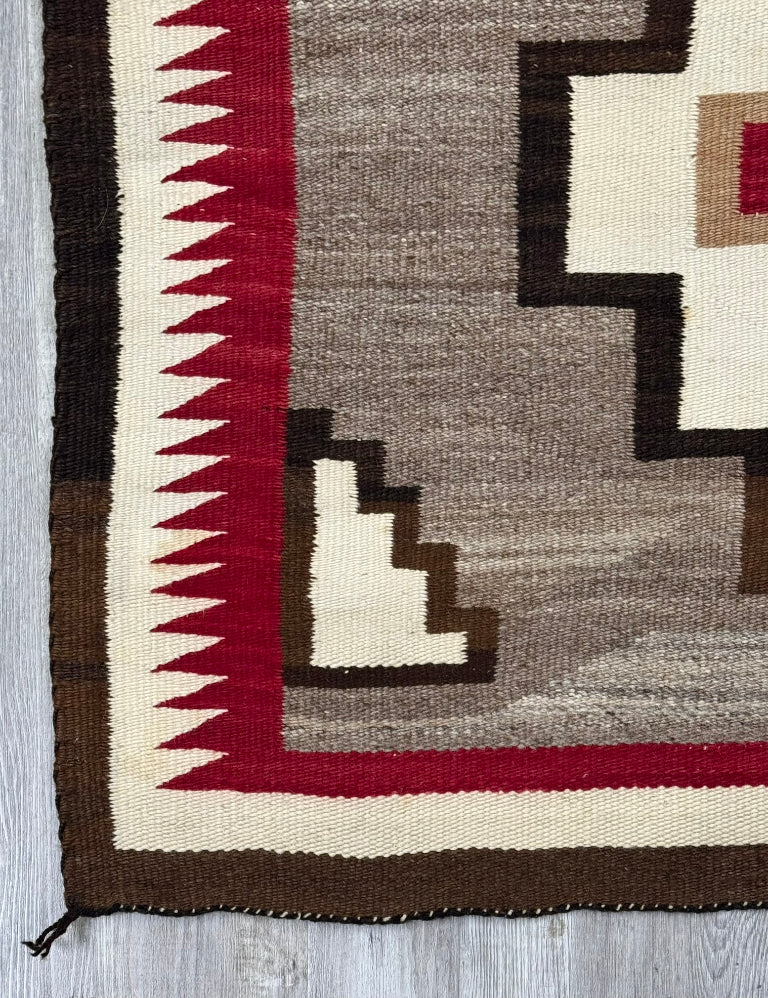 Navajo Ganado Rug with Cloud motif