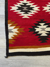 An Early Navajo Rug, Ganado Red