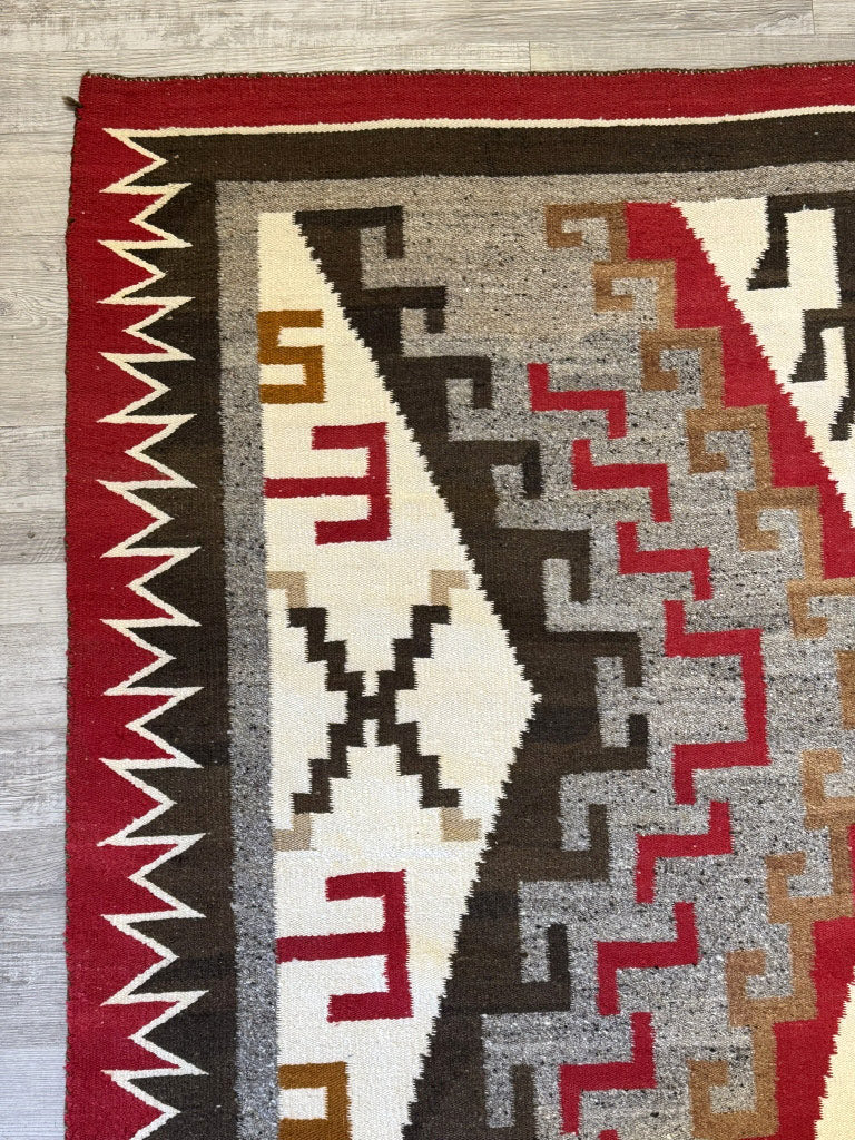 Navajo Rug, ca 1920, 91" x 58"