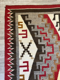 Navajo Rug, ca 1920, 91" x 58"