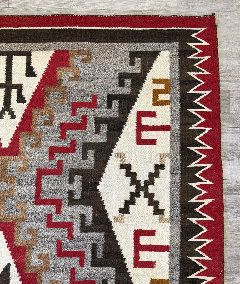Navajo Rug, ca 1920, 91" x 58"