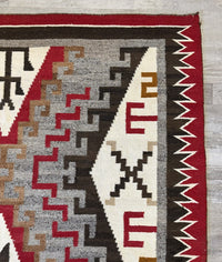 Navajo Rug, ca 1920, 91" x 58"