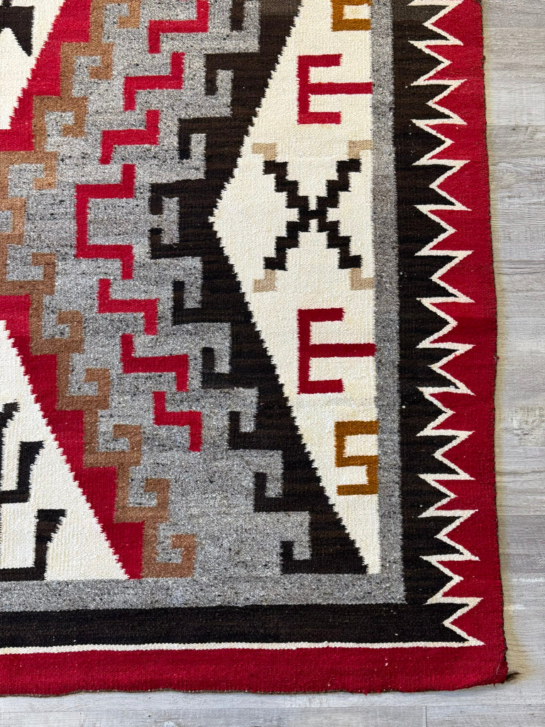 Navajo Rug, ca 1920, 91" x 58"