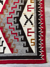 Navajo Rug, ca 1920, 91" x 58"