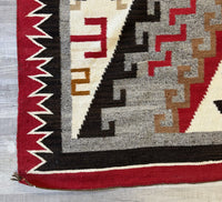 Navajo Rug, ca 1920, 91" x 58"