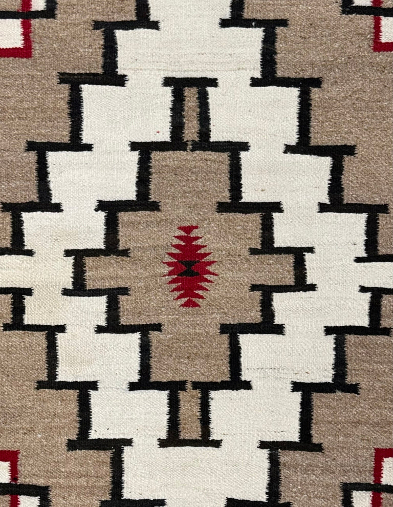 Larger - Antique Navajo Ganado Rug