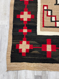 Larger - Antique Navajo Ganado Rug