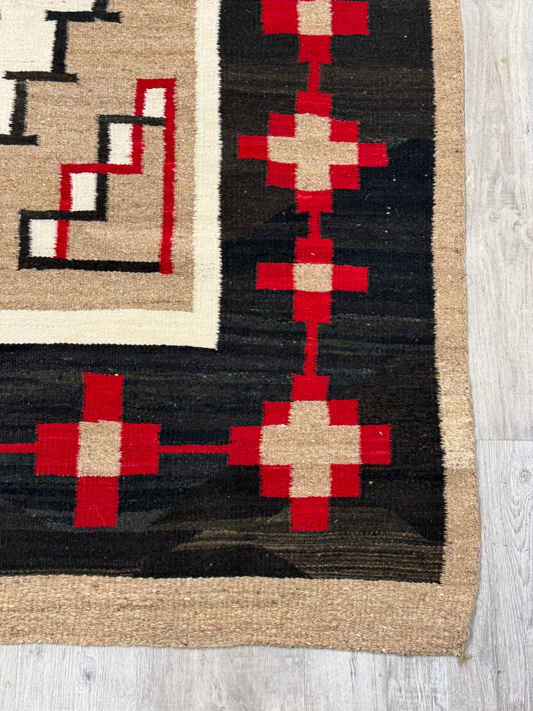 Larger - Antique Navajo Ganado Rug