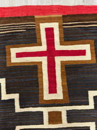 An Early Navajo Rug, Ganado, AZ Hubbell Trading Post; Moki Storm Pattern