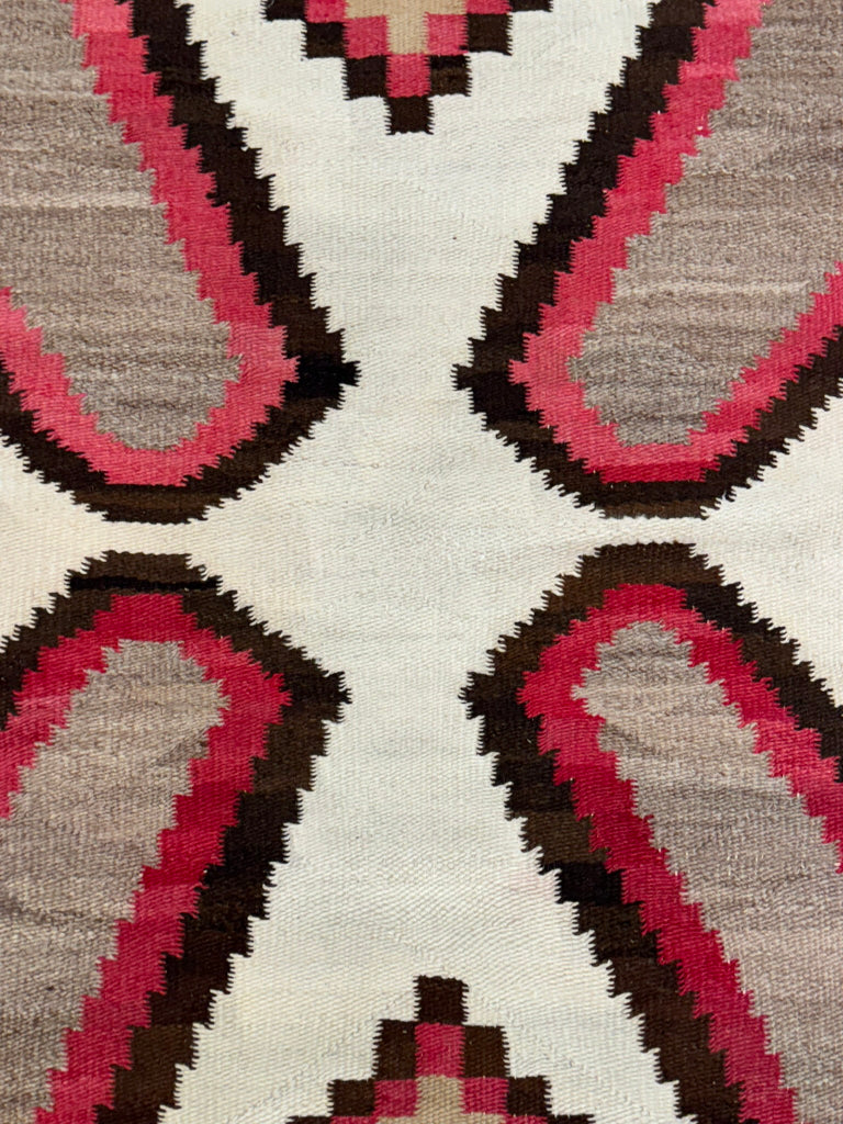 Navajo Ganado Rug; Iron Cross motif