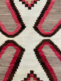 Navajo Ganado Rug; Iron Cross motif