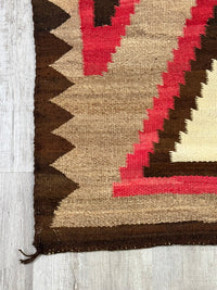 Navajo Ganado Rug; Iron Cross motif