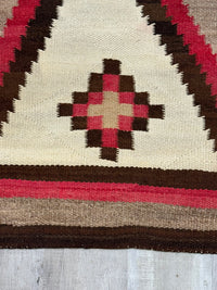 Navajo Ganado Rug; Iron Cross motif