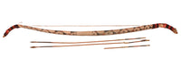 Mohave Painted Bow and 3 1/2 Arrows Set