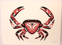 Quinault Crab Print By Titus Capoeman