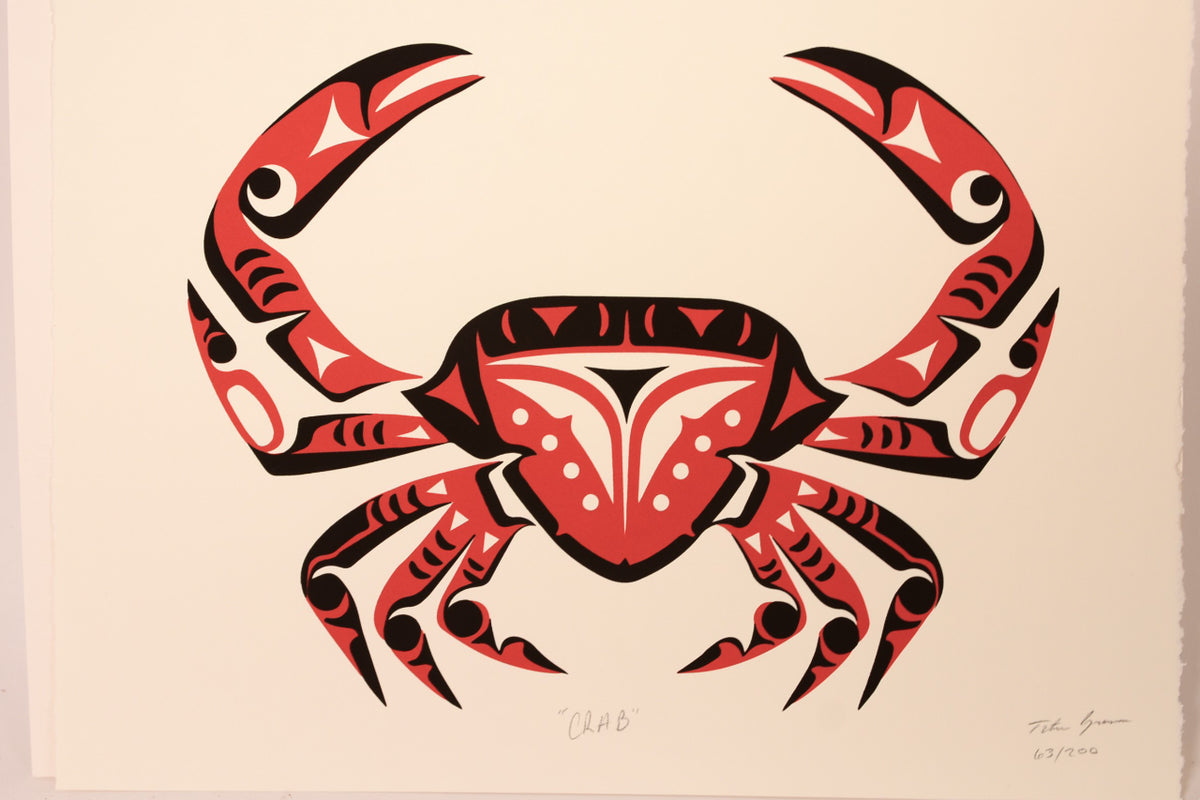 Quinault Crab Print By Titus Capoeman