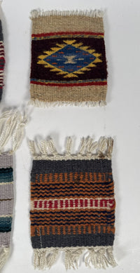 Zapotec Mexico Coaster Rugs Set of 6
