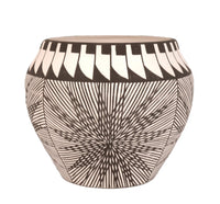 Acoma Pueblo Black on White Pottery By Antonio