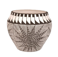 Acoma Pueblo Black on White Pottery By Antonio