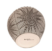 Acoma Pueblo Black on White Pottery By Antonio