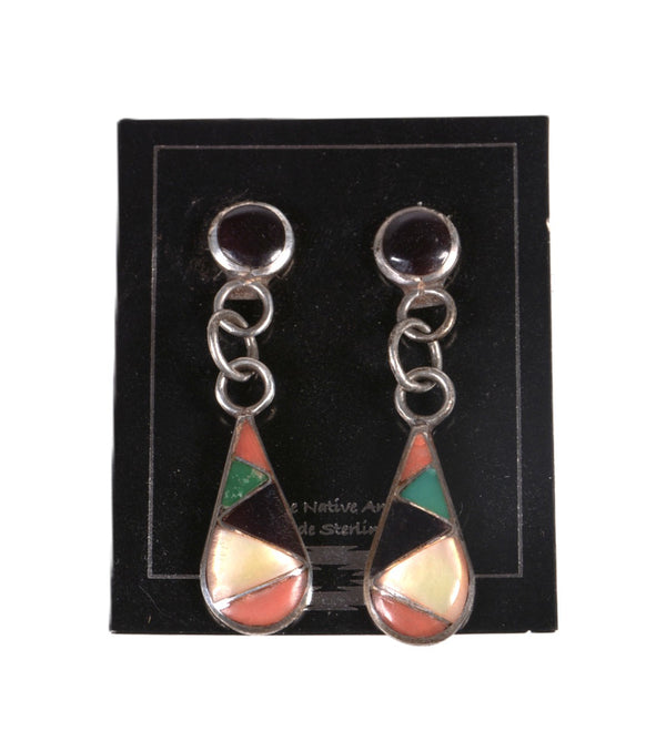 Zuni Drop Post Earrings