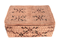 Salish (Thompson River) Lidded Basket
